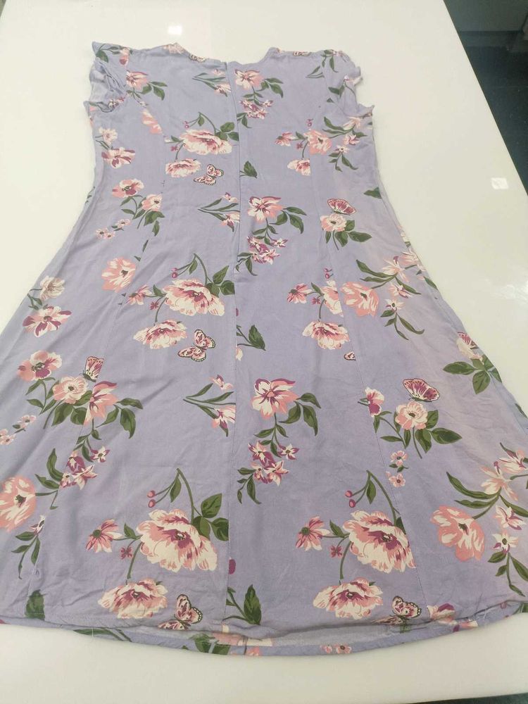 Floral Print Dress and a Pant Combo