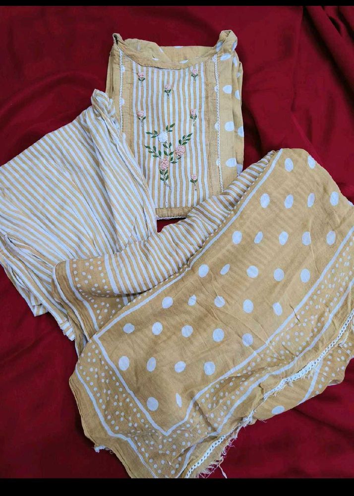 Elegant Tailored Embroidered Kurta Set