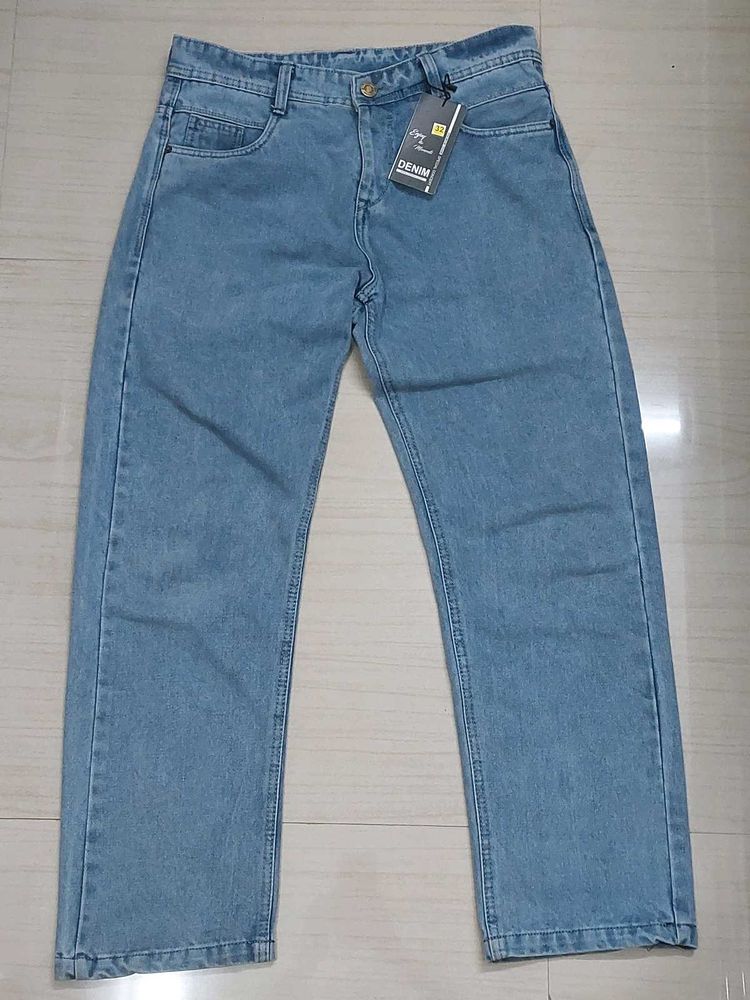 Classic Light Blue Denim – Straight/relaxed Fit