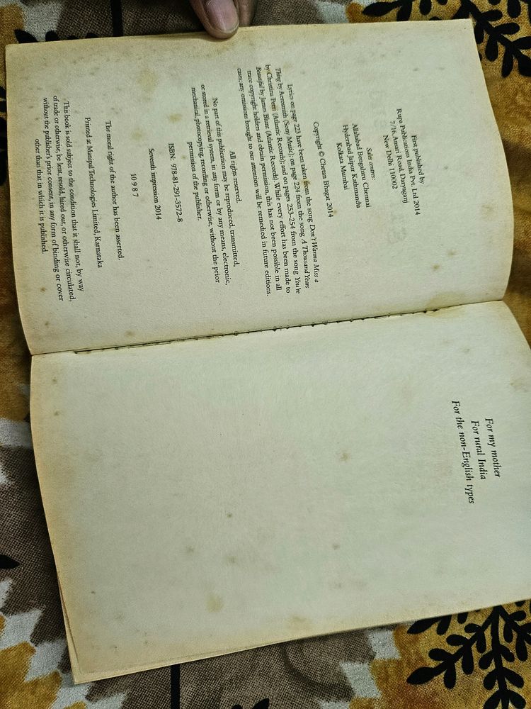 HALF GIRLFRIEND BY CHETAN BHAGAT