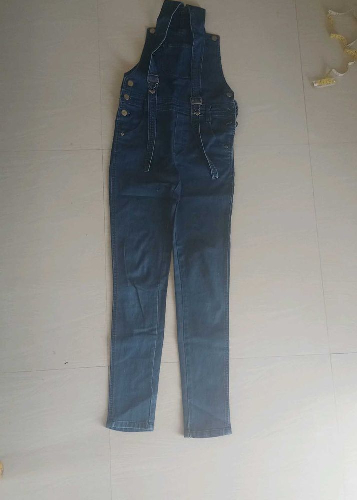 Dark Blue Denim Dungaree