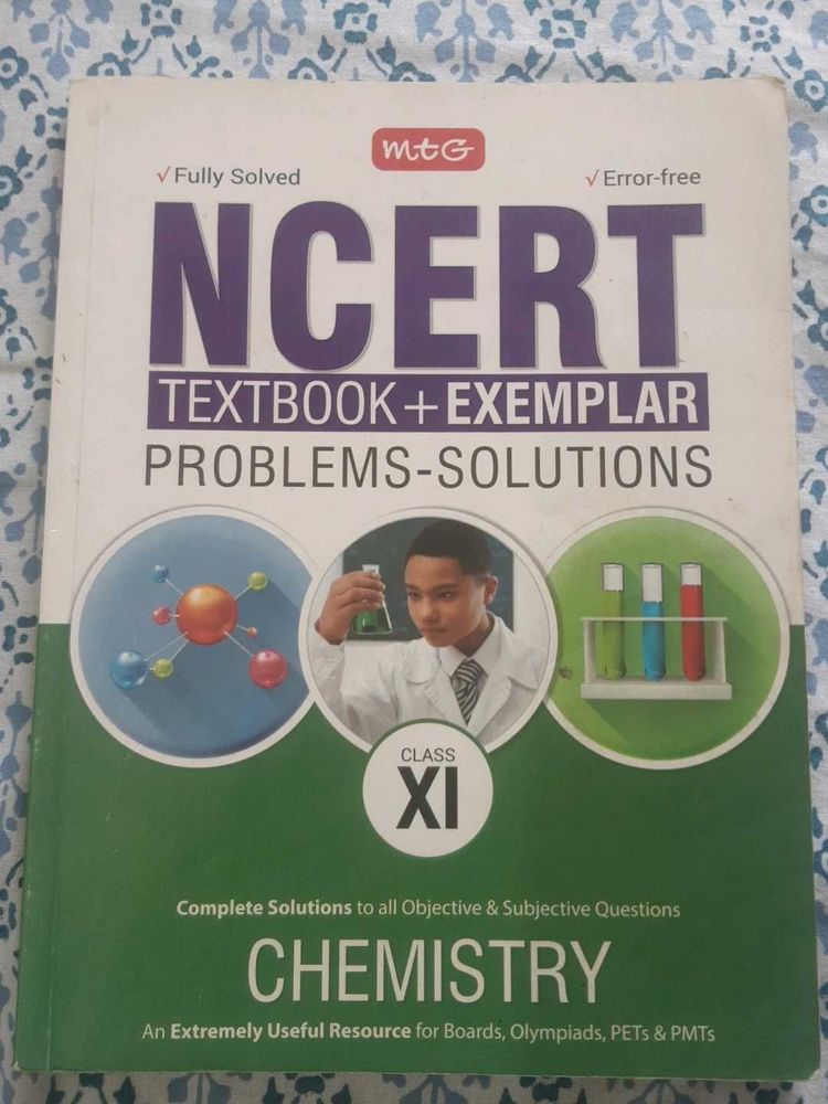 MTG NCERT Chemistry Textbook + Exemplar Class 11
