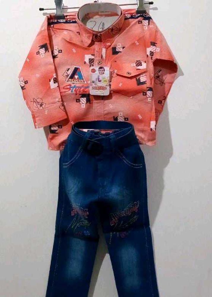 Boys Outfit - Shirt &amp; Jeans