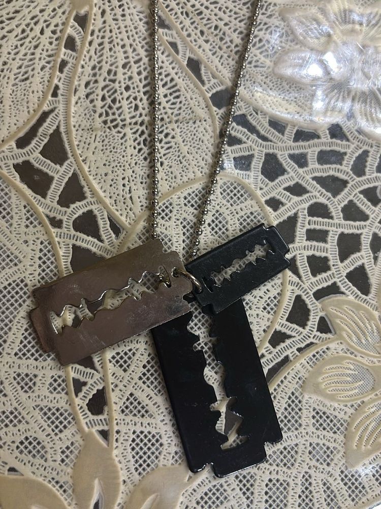 Razor Blade Necklace