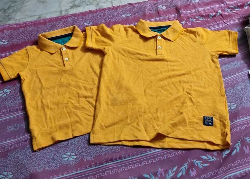 Pink And Blue Yellow Tshirts Combo