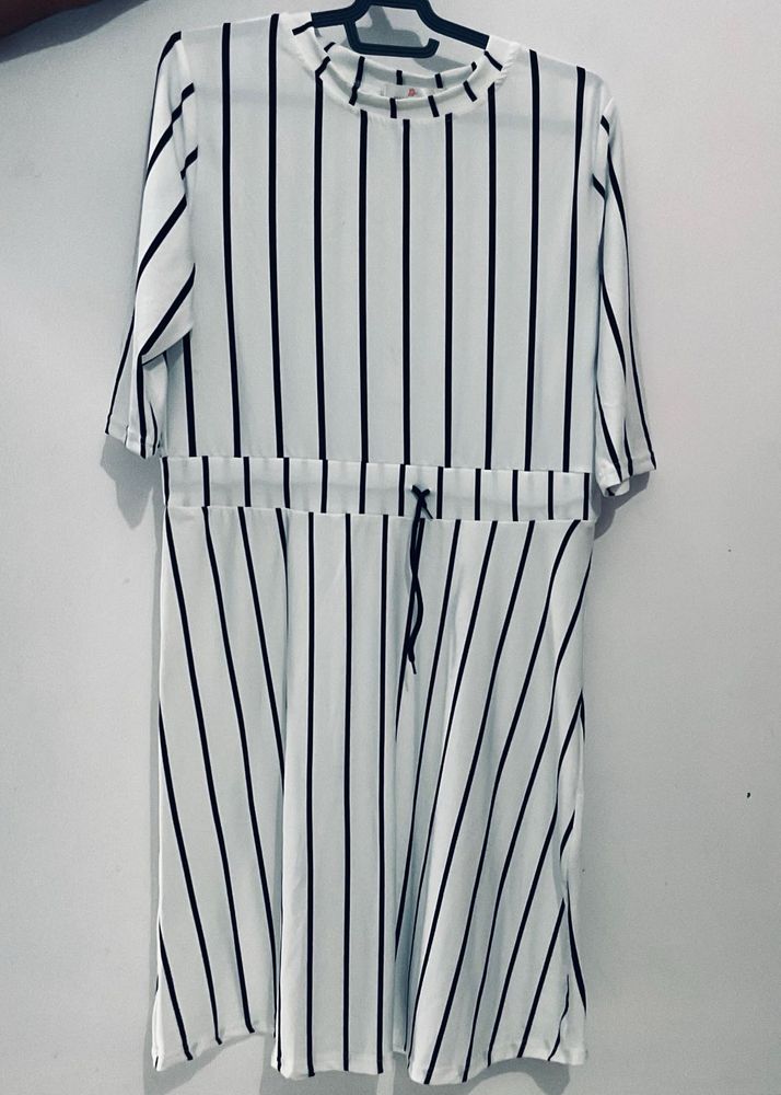 Striped Midi Dress