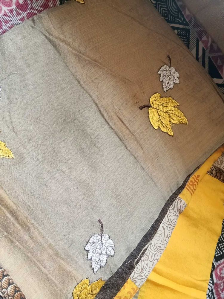 Elegant Embroidered Saree