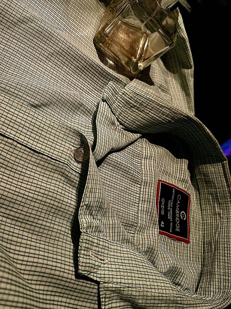 Cambridge Green Checkered Formal Shirt For Men