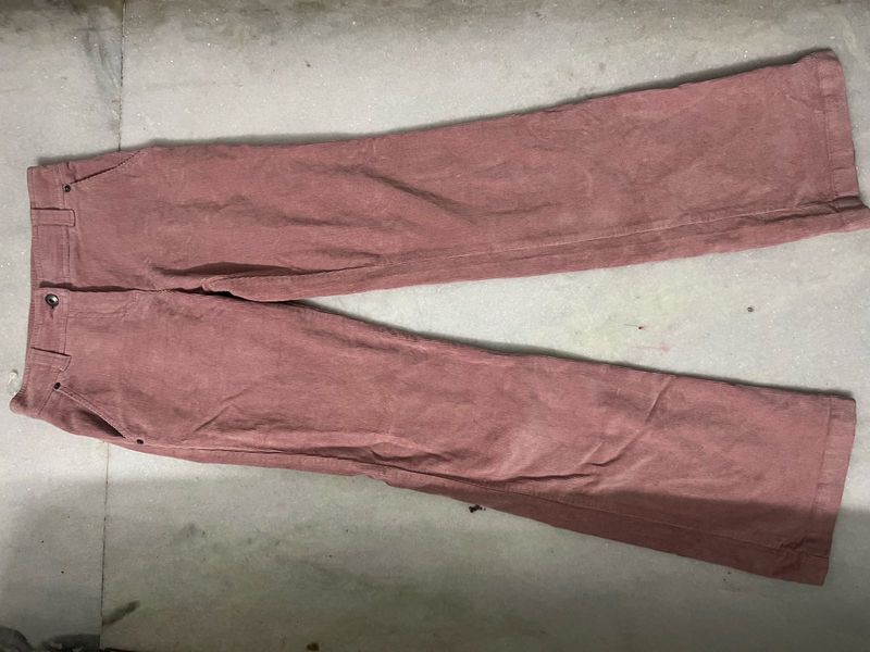Mauve bootcut jeans