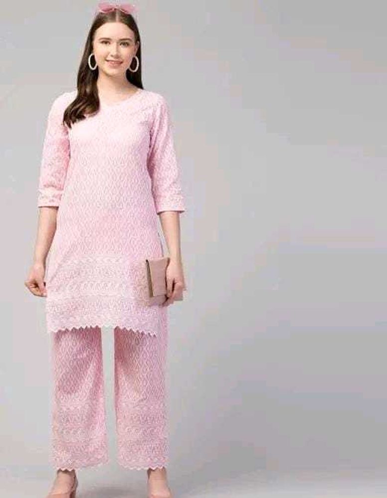 Chiken Work Kurta Pant