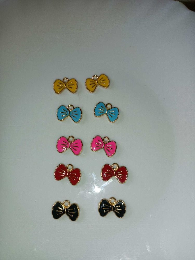 6-Cute Bow Charms