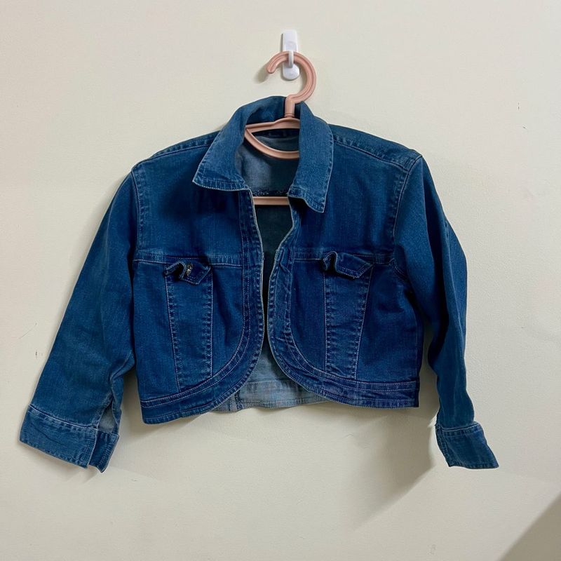 Denim Crop Jacket