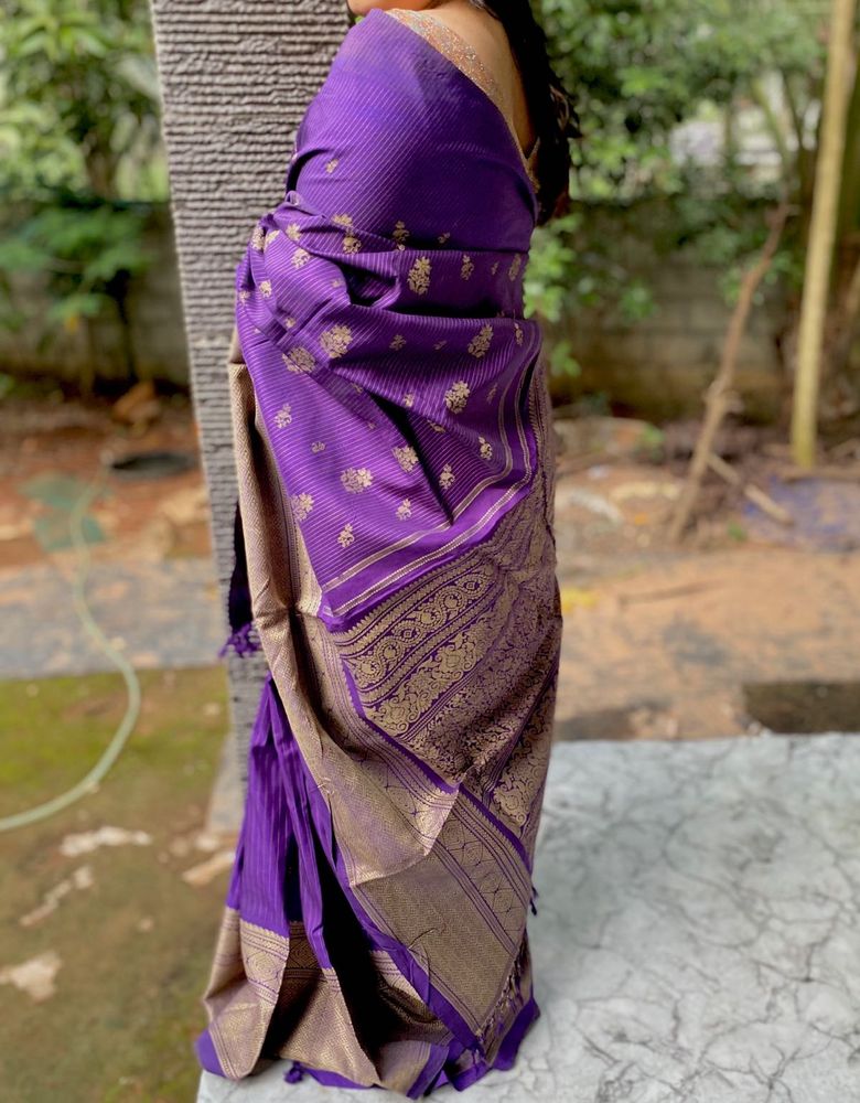 Elegant Purple Saree