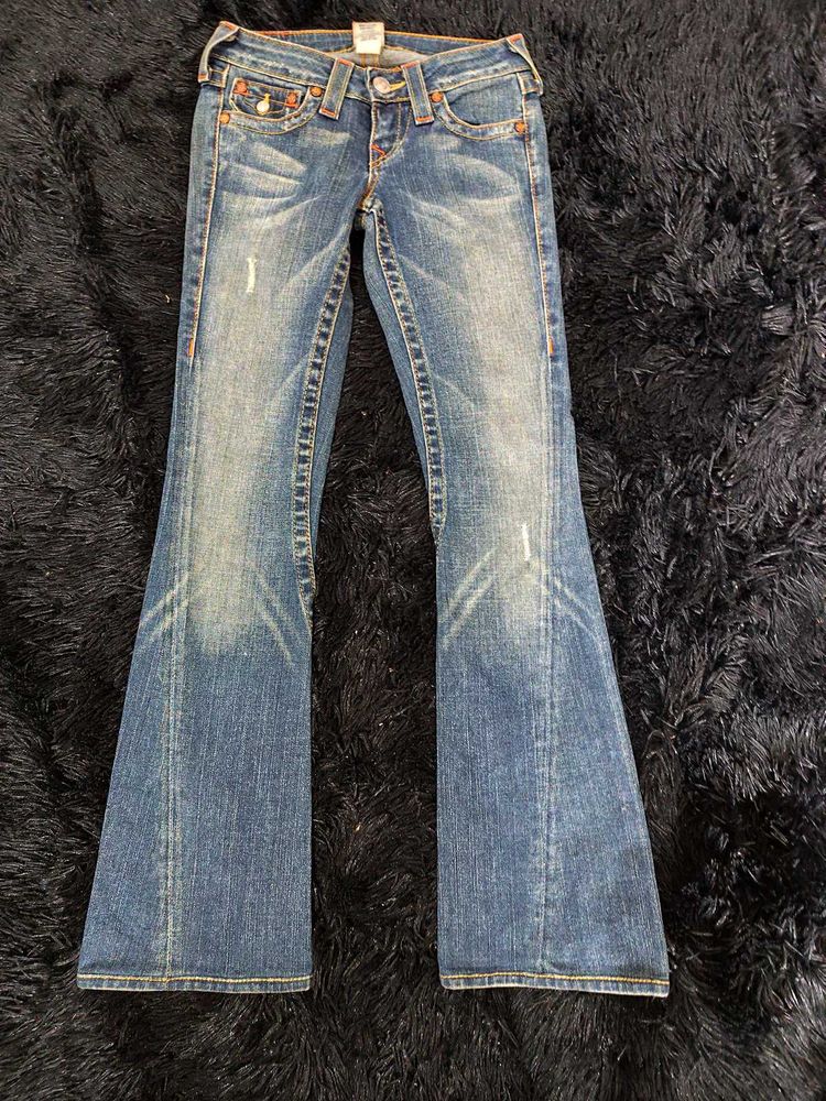 Vintage True Religion LowWaist Bootcut Denim Jean