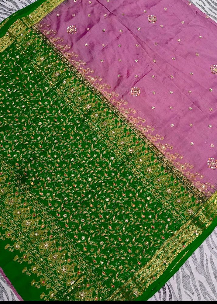 Zardoji Maggam Work Design Saree