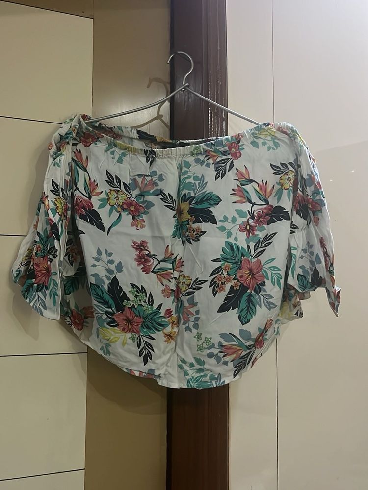 Floral Off-The-Shoulder Top
