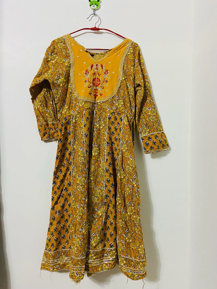 Short Frock With Palazzo