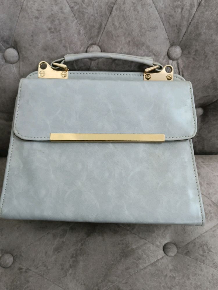 Grey Colour Handbag For Sale