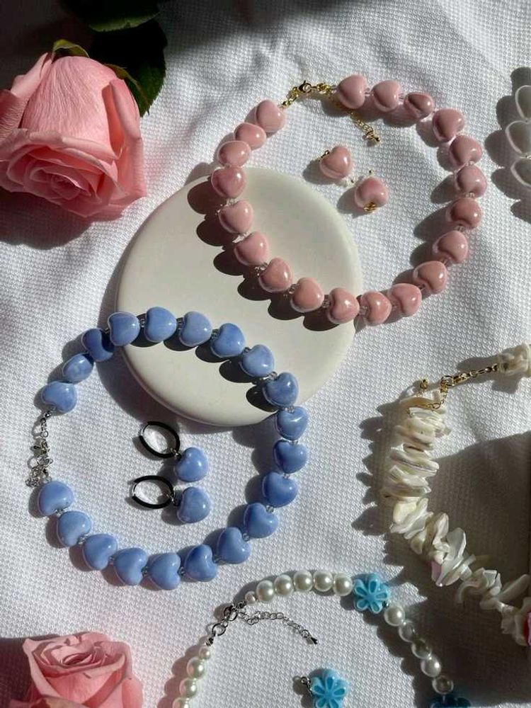 Heart Bead Jewelry Set