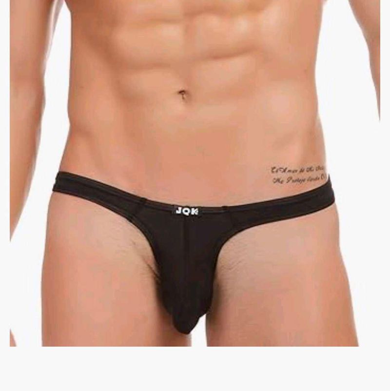 JQK Black Thong