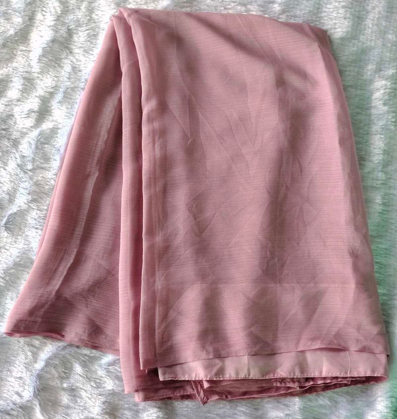 Rose colour saree