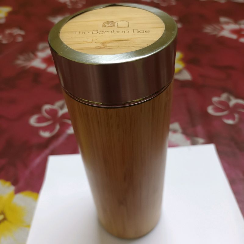 Bamboo Stainless Steel Bottle | Vaccum Insulated |