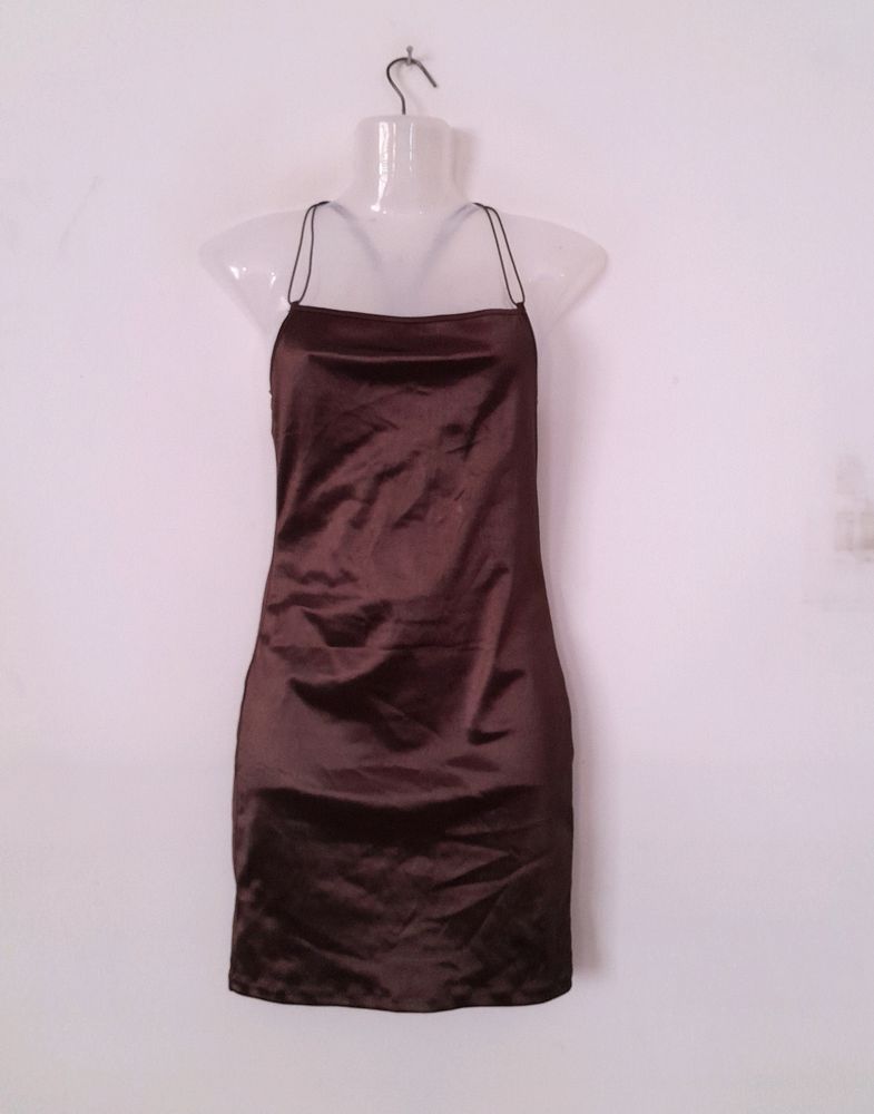 Coffee Brown Bodycon Dress (Women&#39;s)