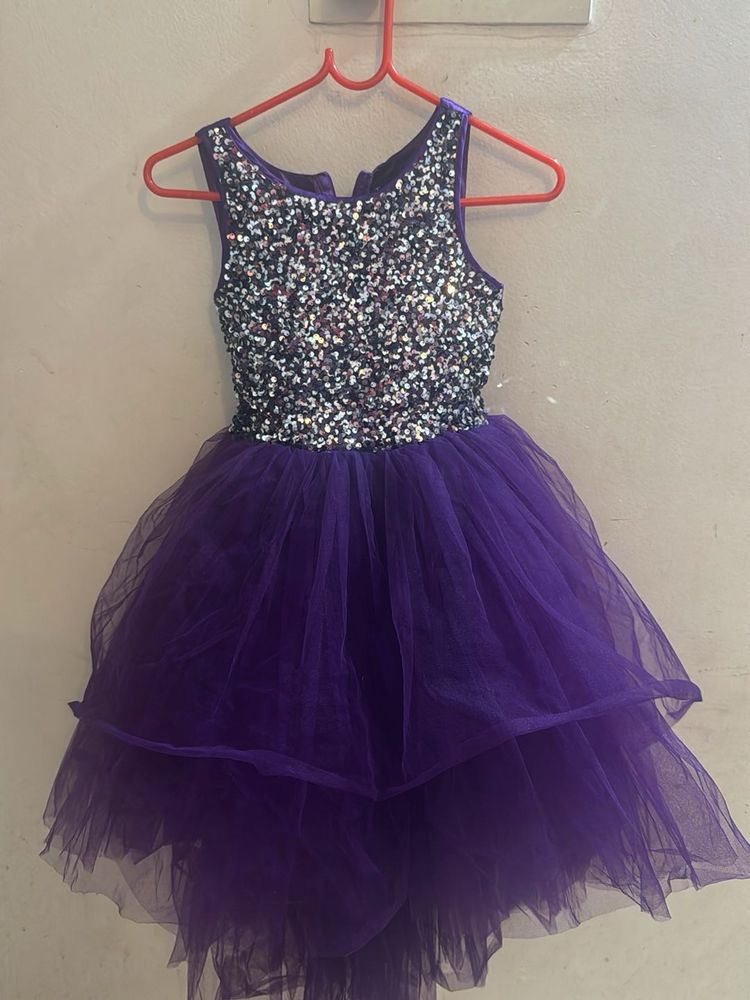 Sparkling Purple Party Dress