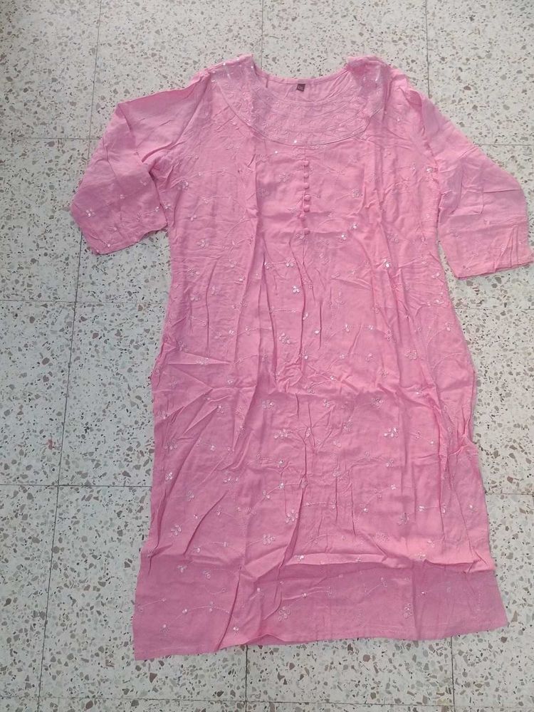 Pink Kurta