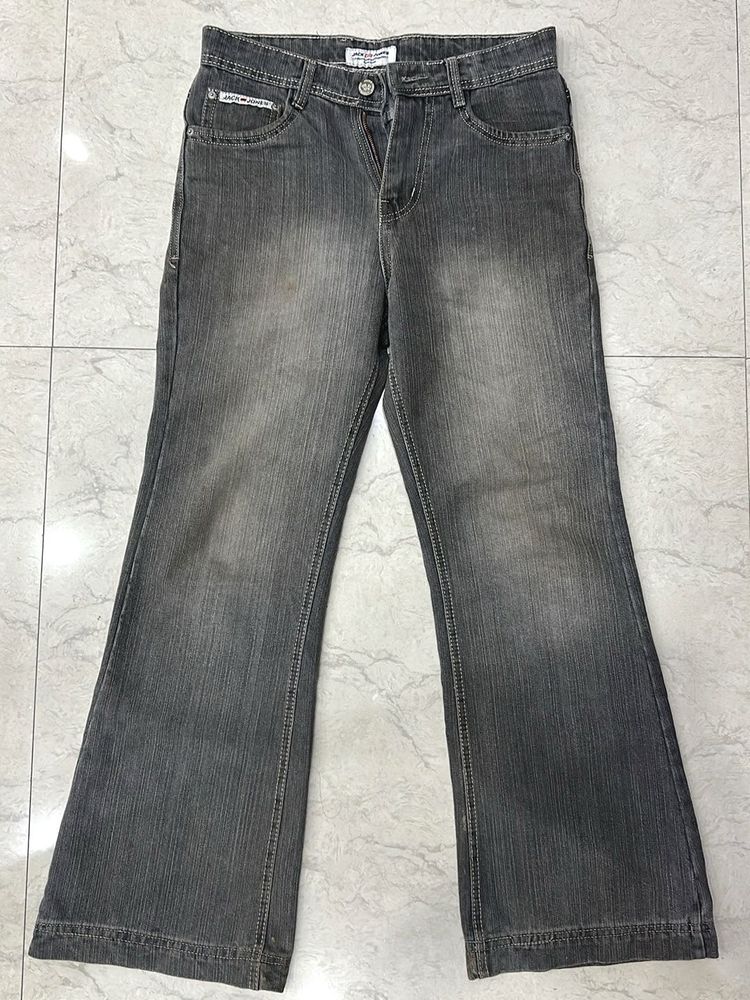 Grey Bootcut Jeans