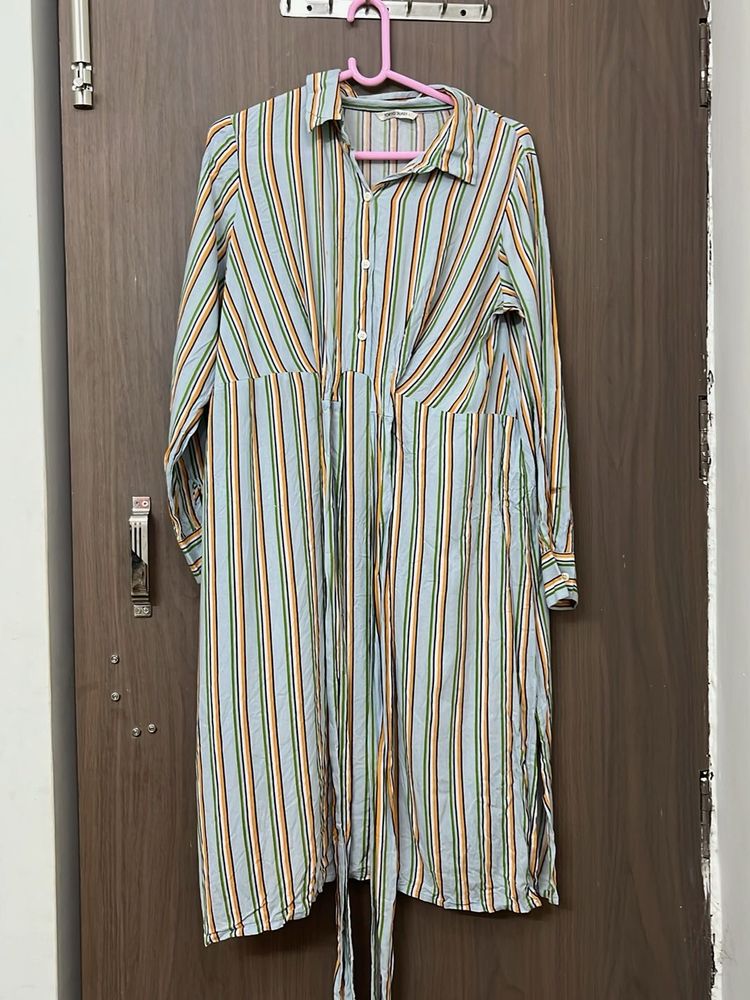 Tokyo Talkies Branded Cotton Dress For L