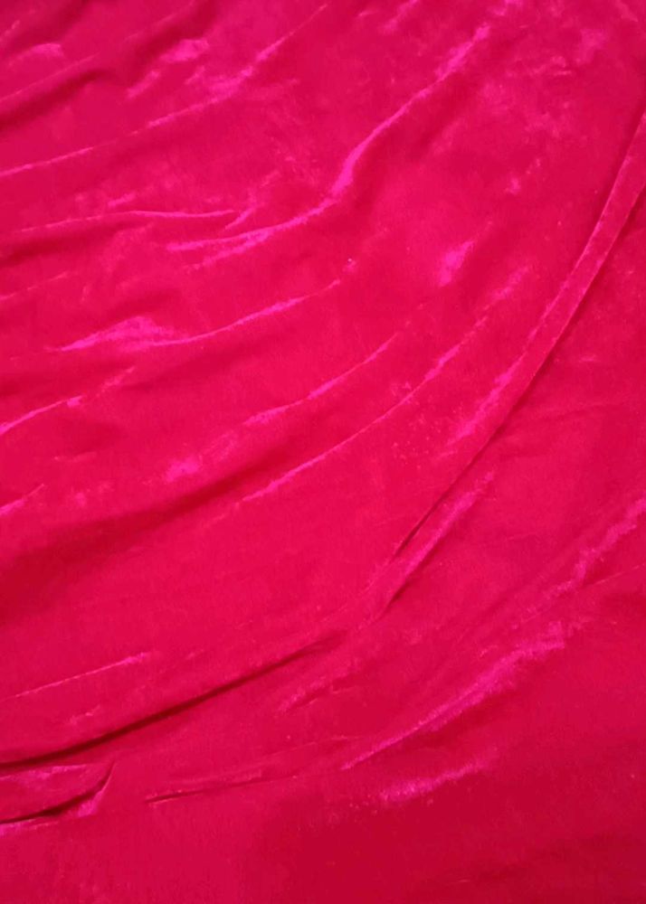 Magenta Velvet Fabric Piece shehneel