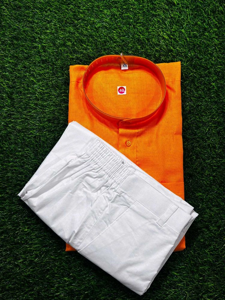 Orange Kurta Set