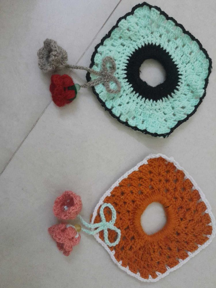 Handmade Crochet sruchies rubberband