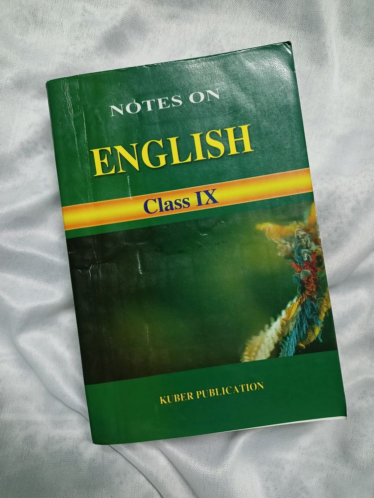 Note Book English Class IX for SEBA Students (Engl