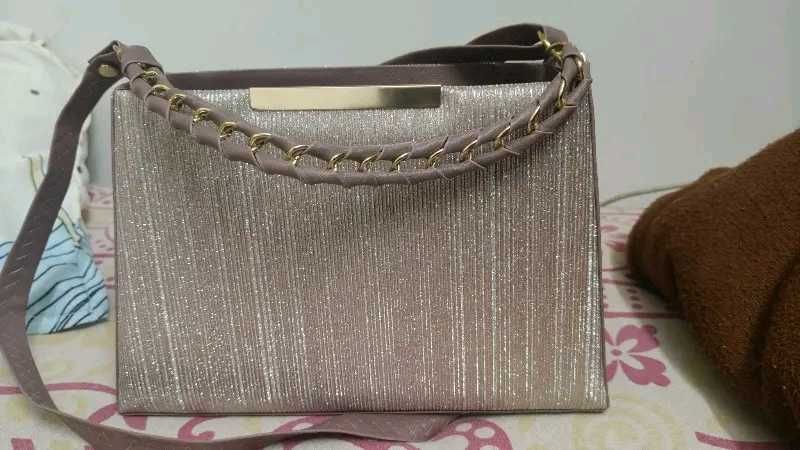 Elegant Mauve Handbag