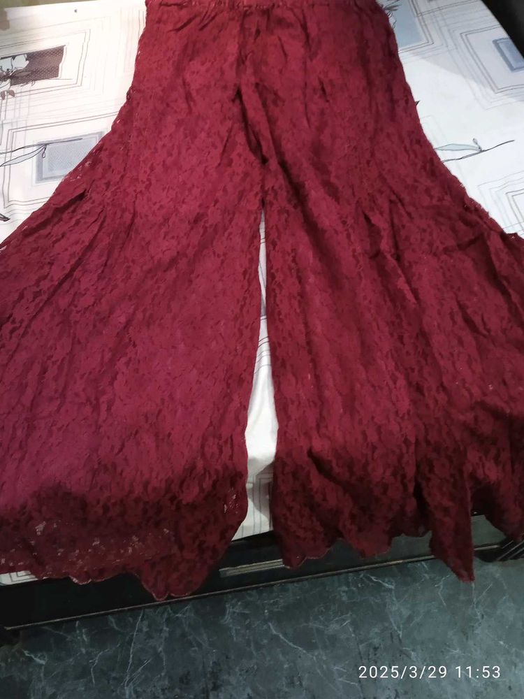 Marion Palazzo Pants With Dupatta(price Drop)