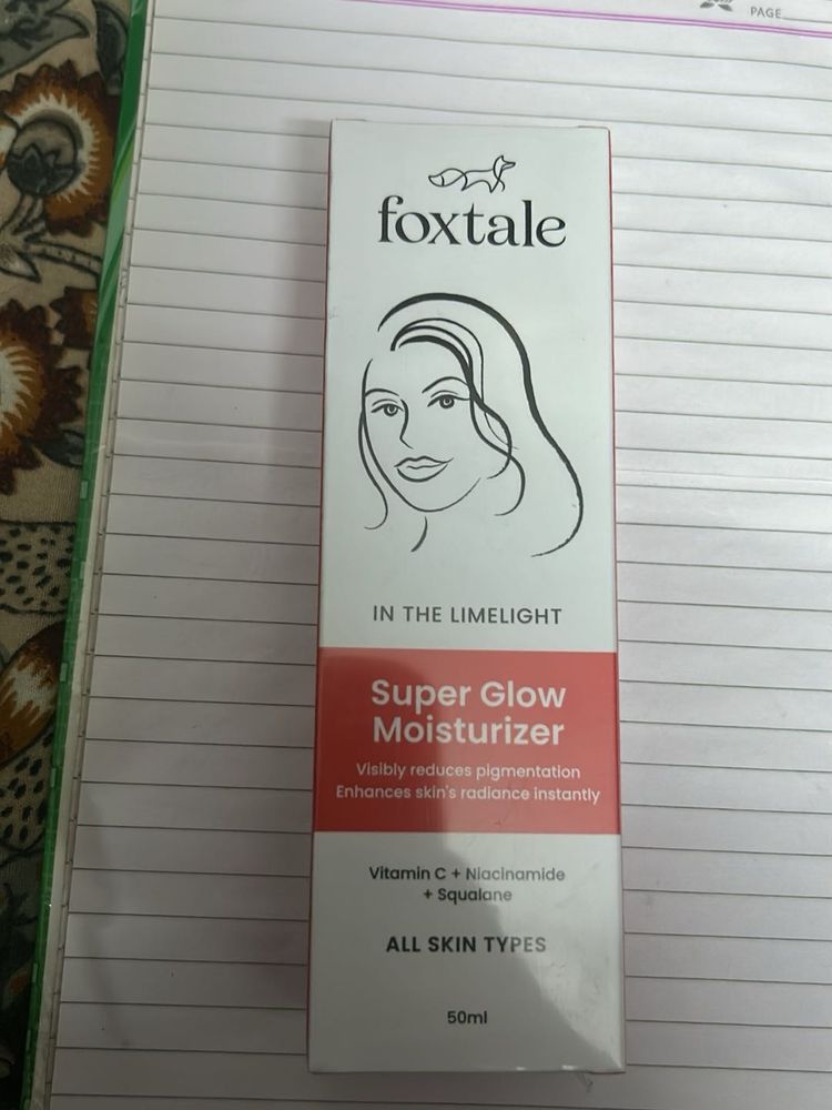 Foxtale Super Glow Moisturiser