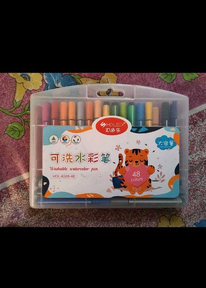 48 Washable Watercolor Pens