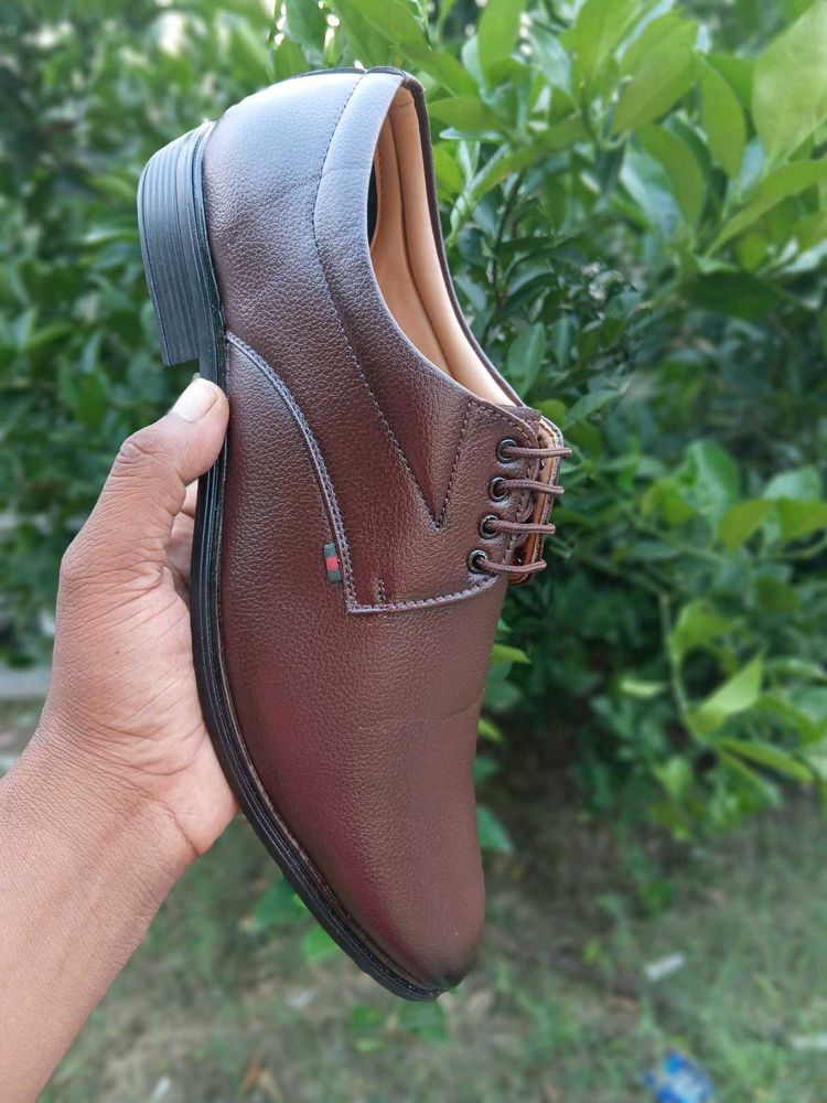 Men&#39;s Brown Leather Dress Shoes
