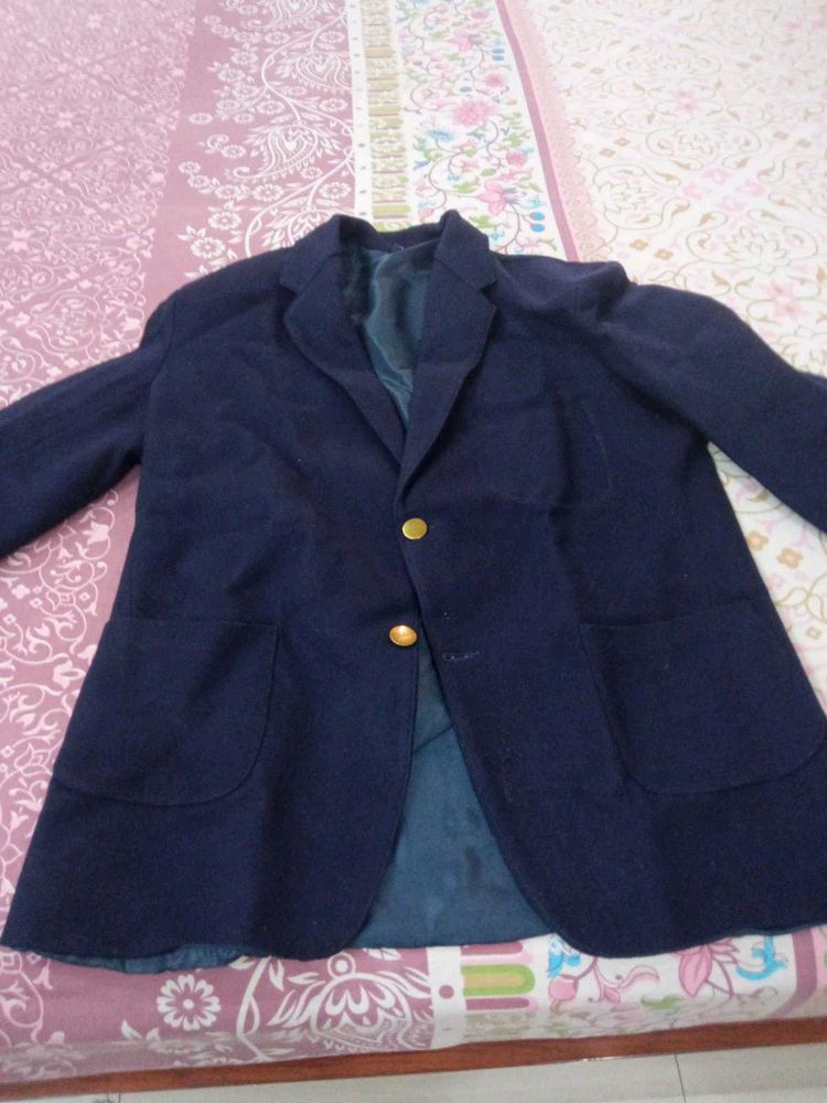 Navy Blue Blazer - Formal Style