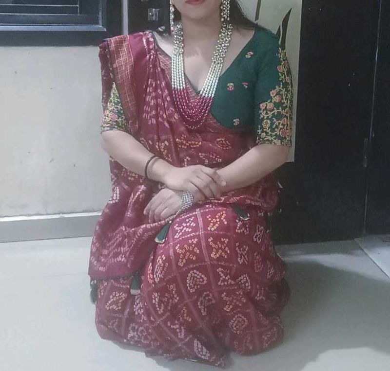 Very Good Saree And Blouse