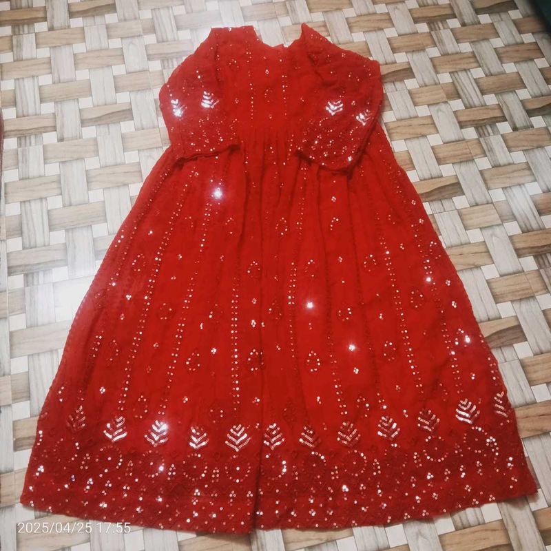 Grand Red Long Gown