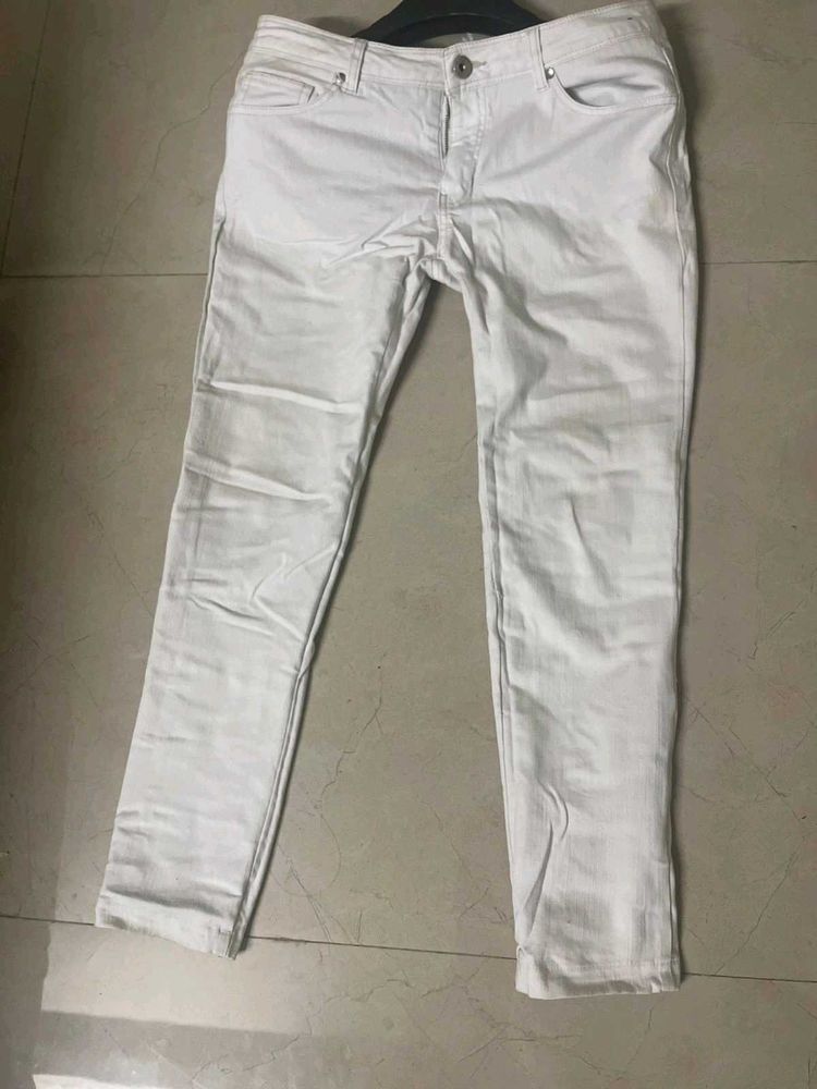 White Denim Jeans