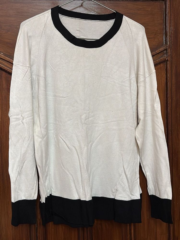 Color Block Knit Top