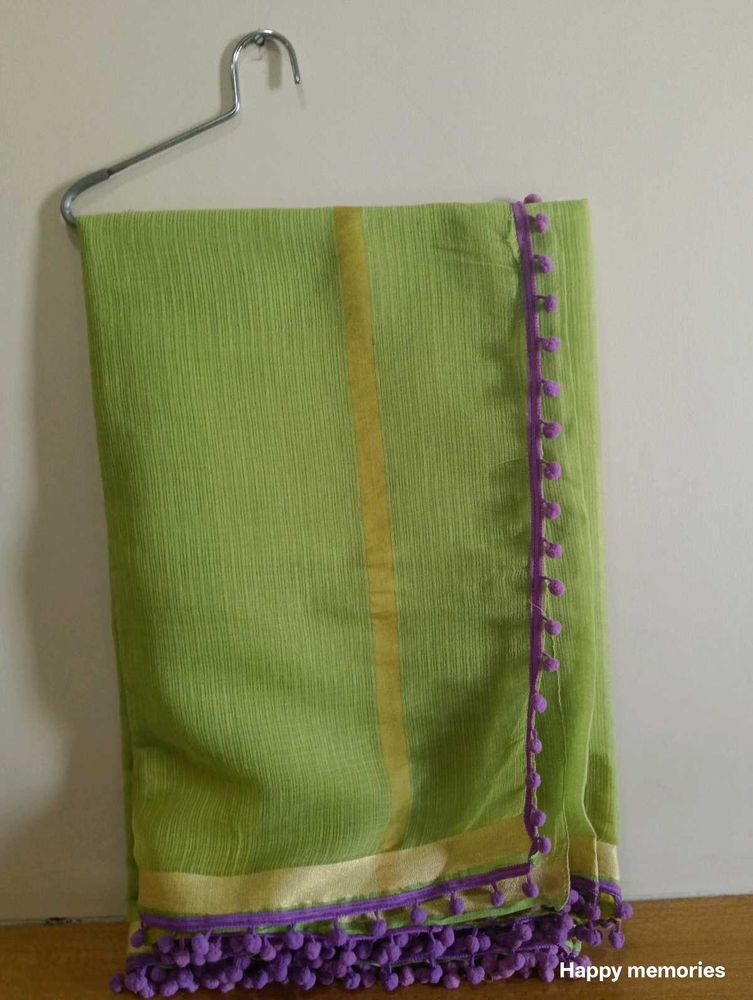 Gorgeous Lime Saree