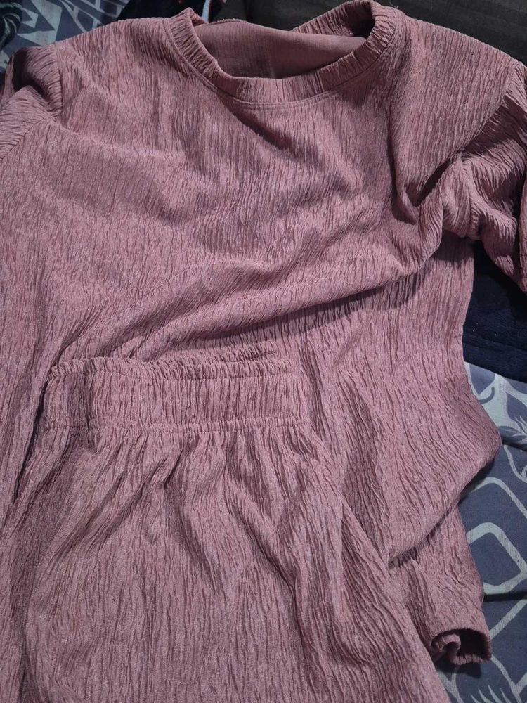 Mauve Two-Piece Co-ord Set