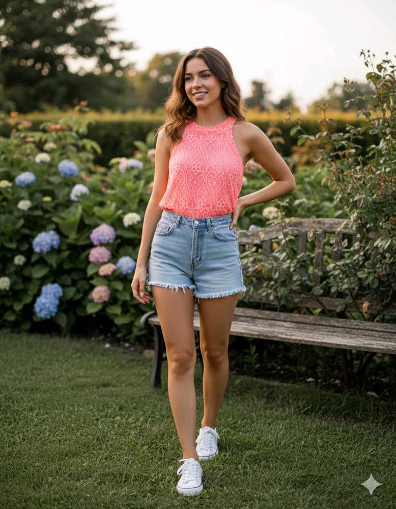 Elegant Lace Sleeveless Top