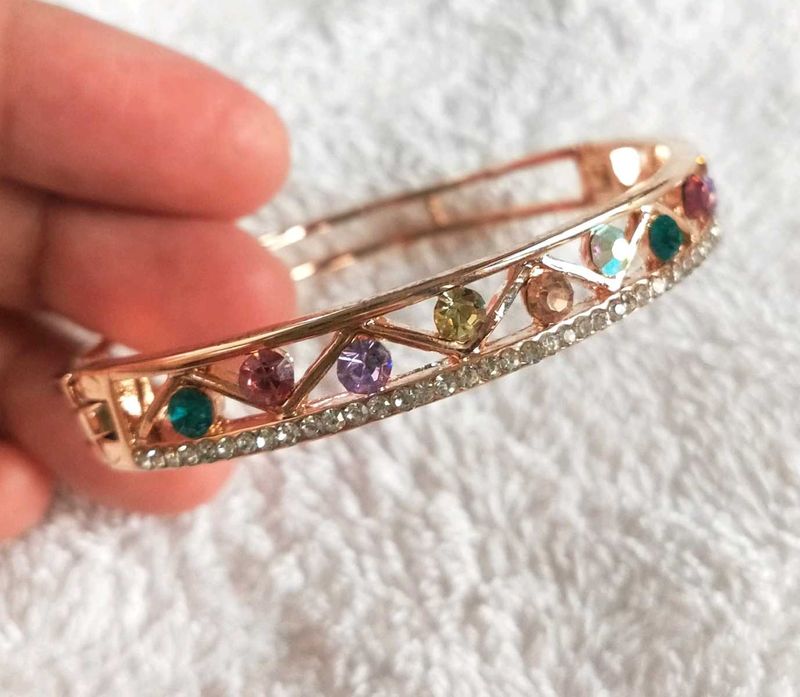 Rose Gold Stone Bracelet