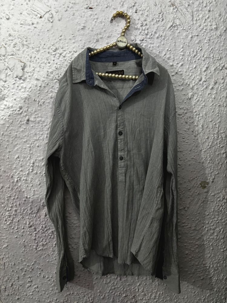 Gray Pullover Shirt